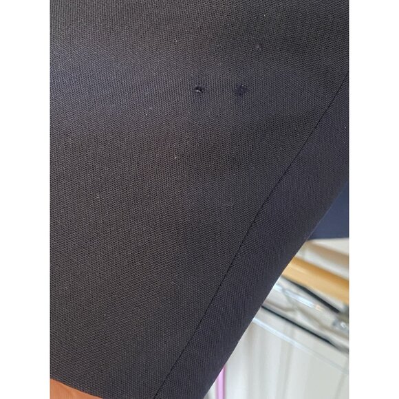 Lands' End Black Blazer Men's 46 Long Single Breasted Brass 2 Button - Picture 10 of 12